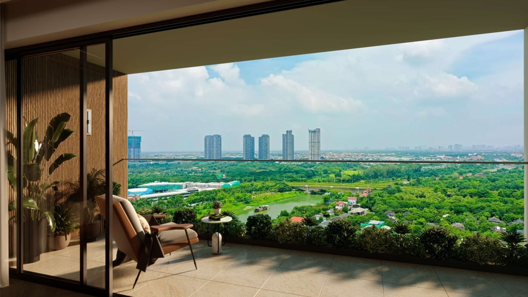 tầm view dự án The Fibonan